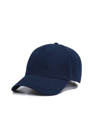 Düz Renk Basic Pamuklu Unisex Lacivert Şapka COSMO1577OUT