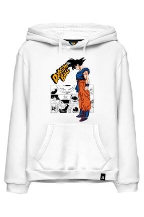 Dragonball Z Baskılı Kapşonlu Sweatshirt Hoodie Model842 04662