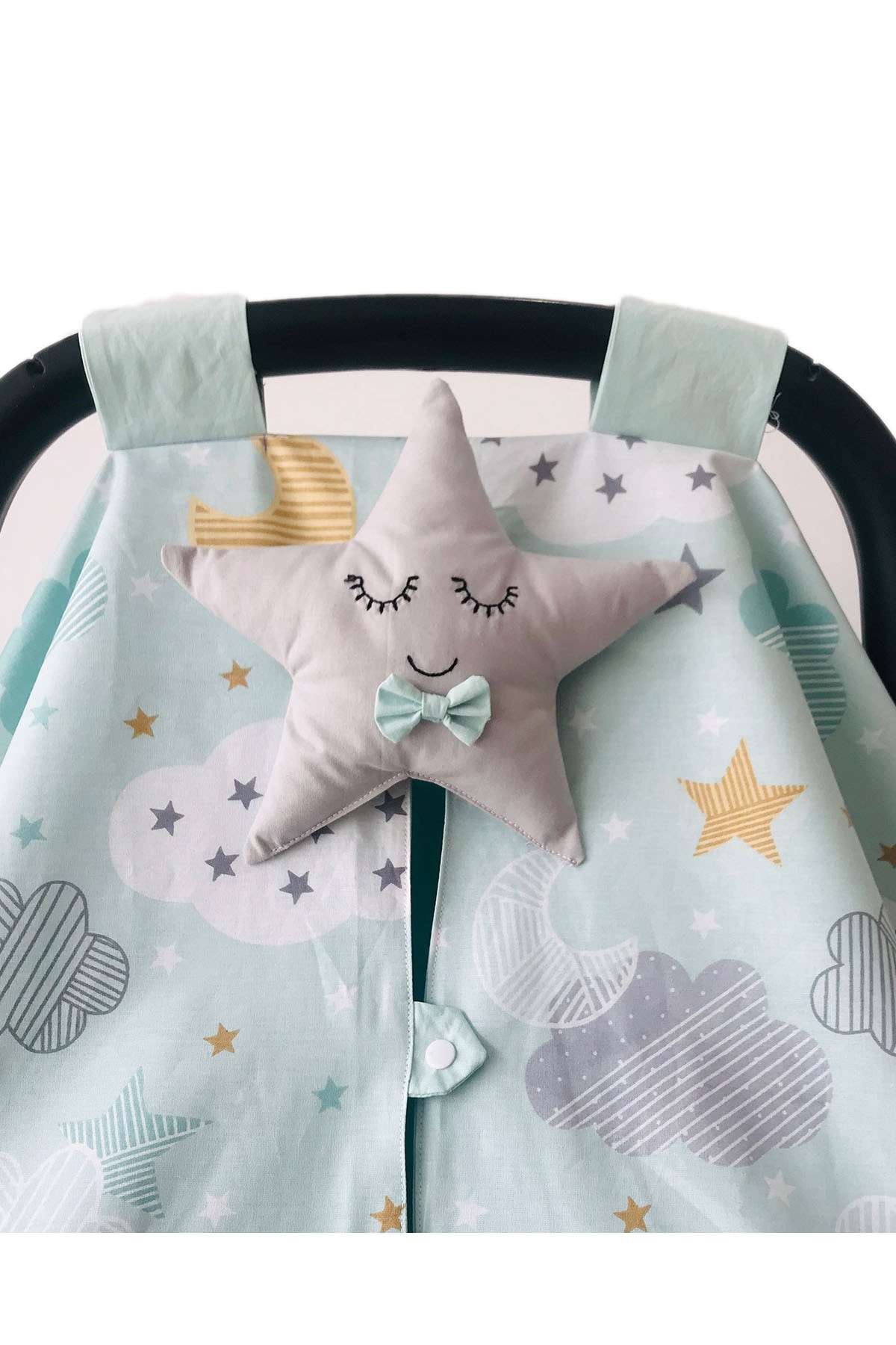 Atölye Eda Exclusive Puset Örtüsü Minderi Çarşafı 3 Parça fotoğrafı 2 (önizleme)