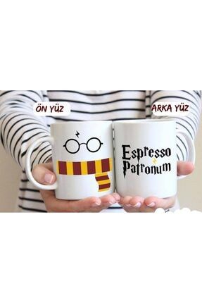 Harry Potter Espresso Patronum Baskılı Özel Tasarım Kupa Bardak mugesprestopera