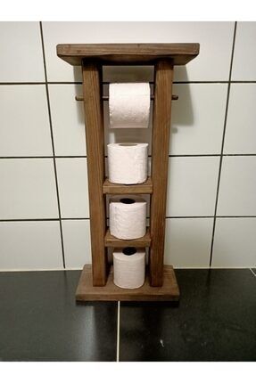 Umutpark Ahşap Tuvalet Kağıtlığı Standı. TK-105