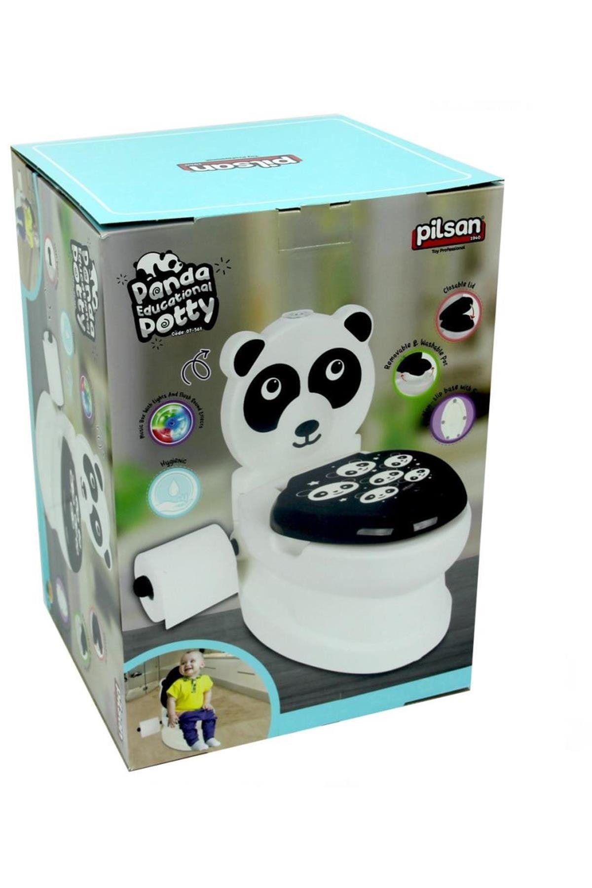 Eğitici Eğlenceli Panda Tuvalet 4