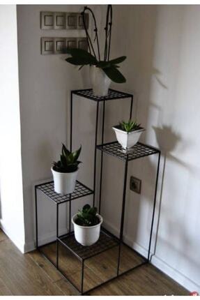 Go Dekor Dekoratif Tek Parca 4 Rafli Ciceklik Modeli Siyah Fiyati Yorumlari Trendyol