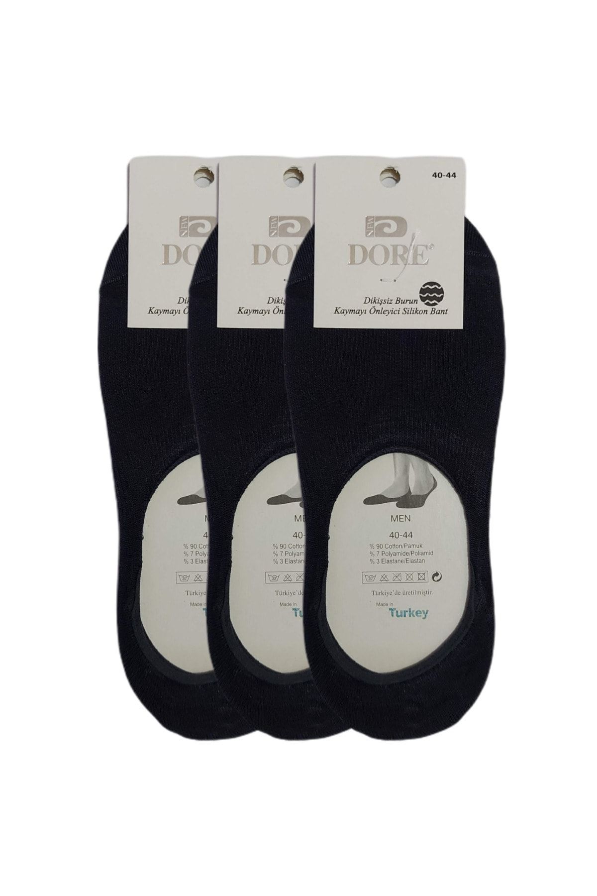 DORE 3 Piece Men s Anthracite Seamless Non Slip Silicone Modal