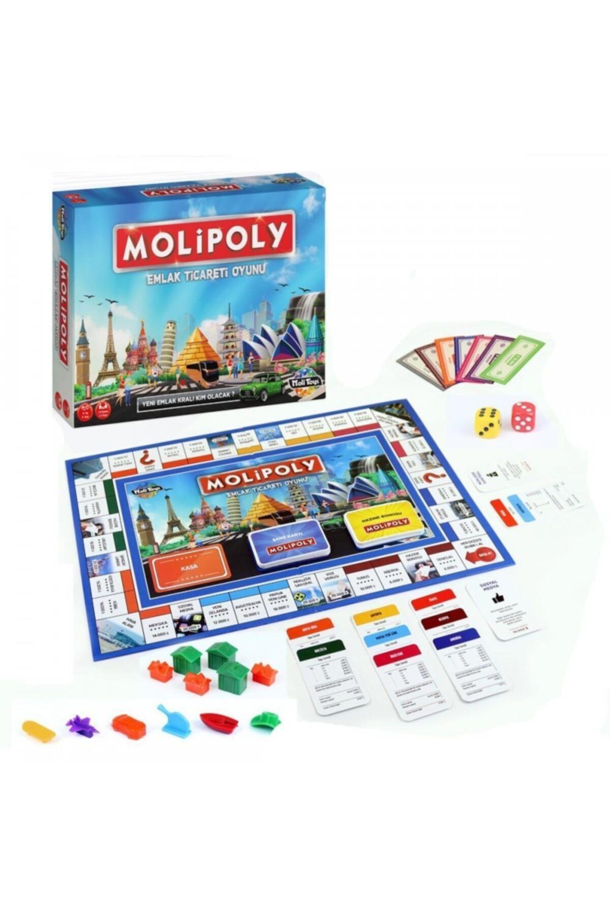 Игра Moli Toys Molipoly Торговля недвижимостью 001476