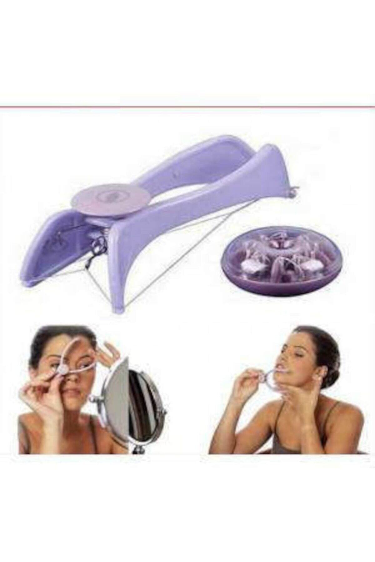 Genel Markalar Slique Iple Yanak Yüz Tüy Alma Kıl Alıcı Aparat Epilasyon Aleti Ipli Pratik Epilatör Cihazı Cımbız