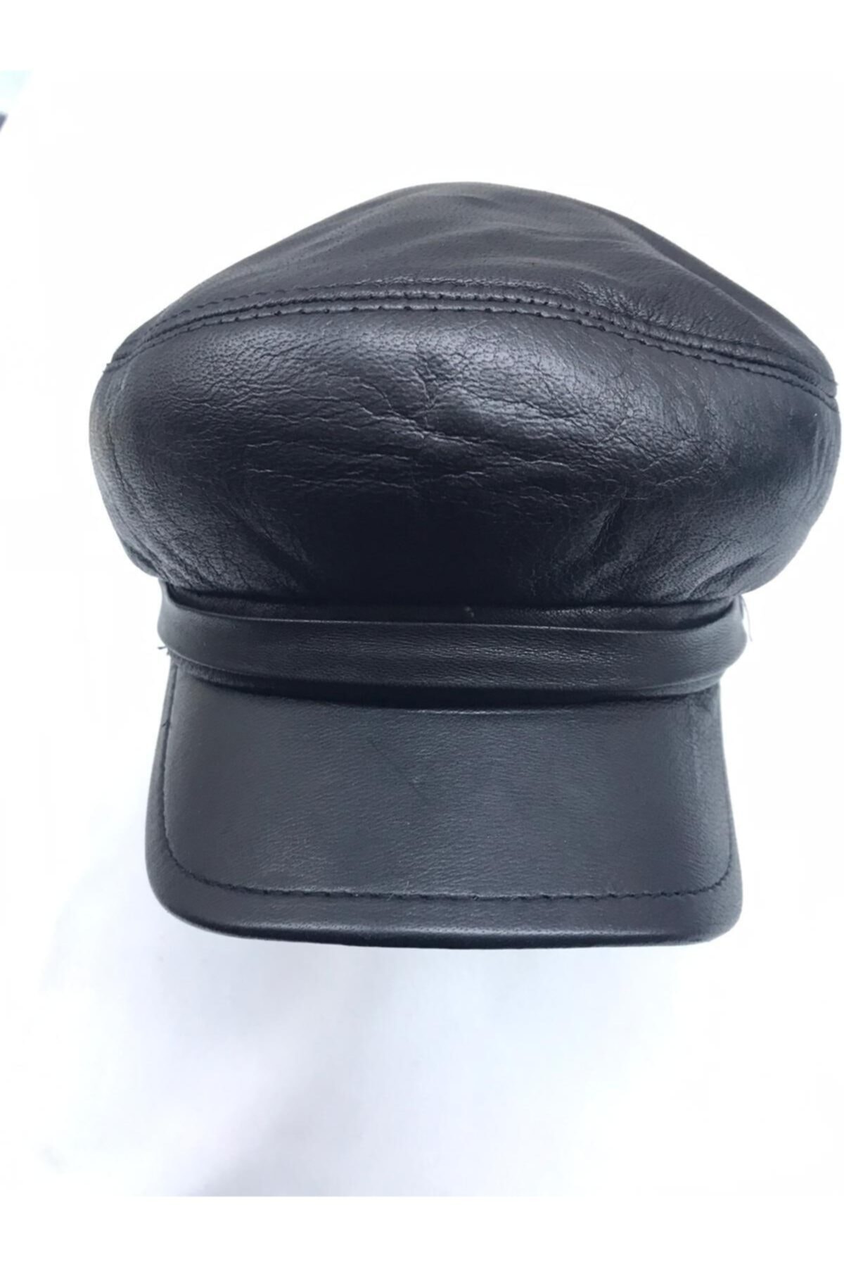 mesa şapka Unisex Deri Kasket Ecevit Şapkası