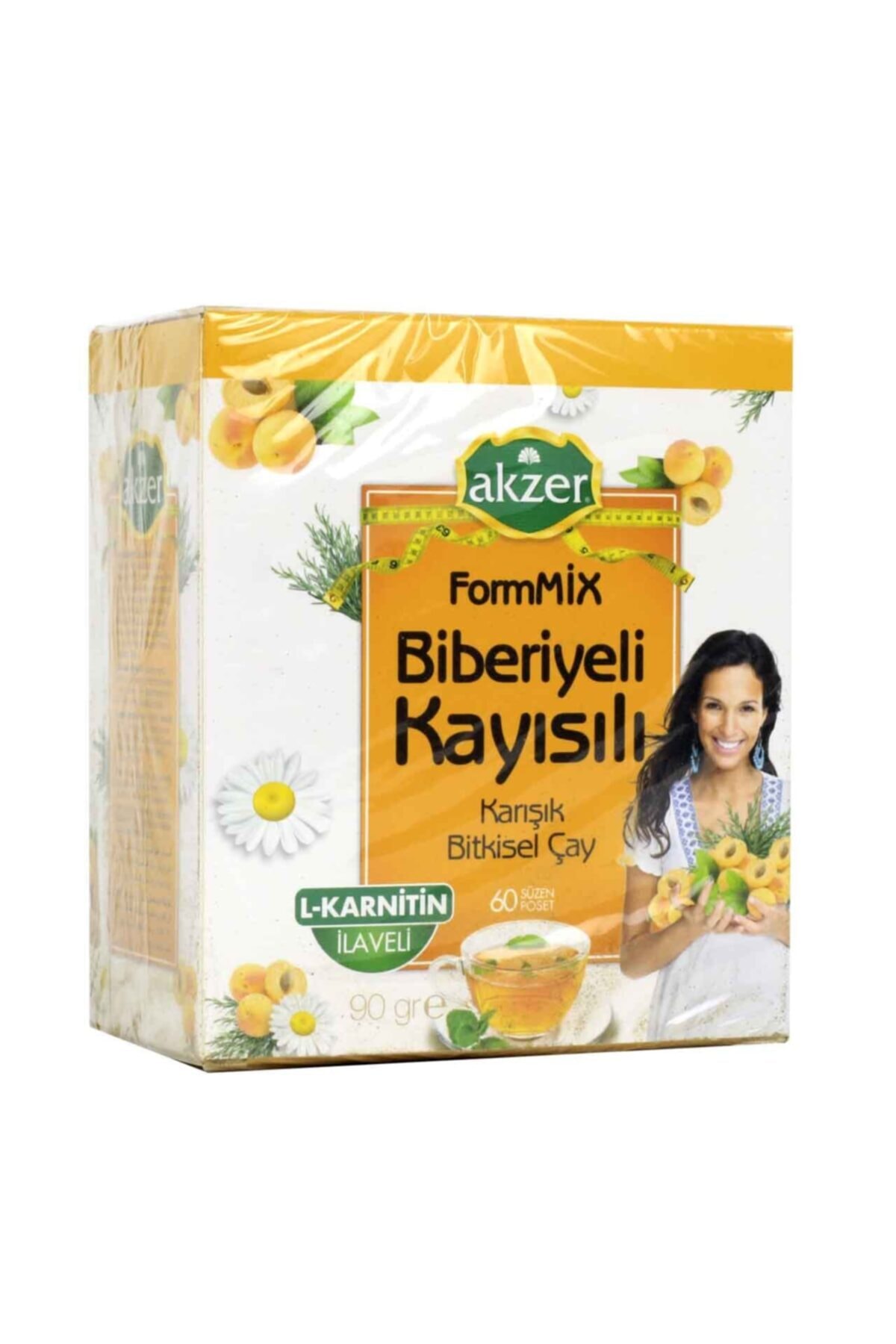 Akzer Kayısı Biberiyeli Bitki Çayı 90gr Fiyatı, Yorumları - Trendyol