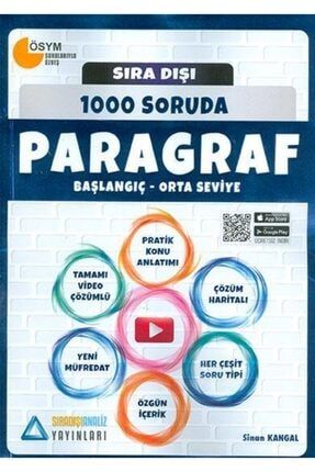 2021 Sıra Dışı 1000 Soruda Paragraf Soru Bankası 9916057983856