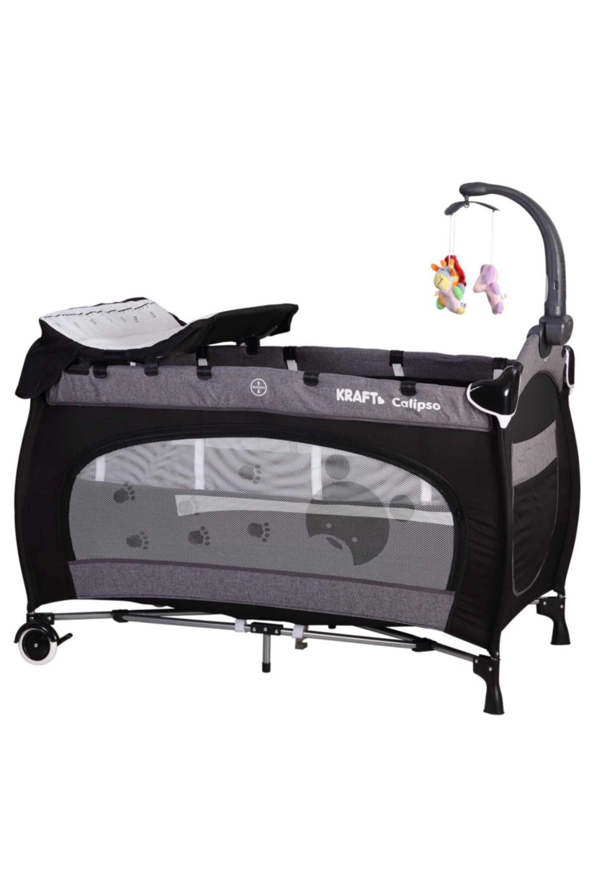 kraft siyah calipso donenceli oyun parki 70 x 120 cm fiyati yorumlari trendyol