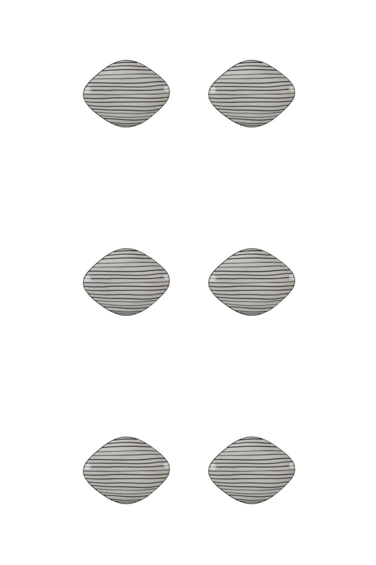 Porland-Hope Flat Plate 19cm Set of 6 1