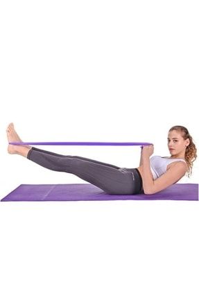 Yoga Bandı Pilates Egzersiz Lastiği 120 Cm Aaerobik Spor Çalışmaları MTA10000271