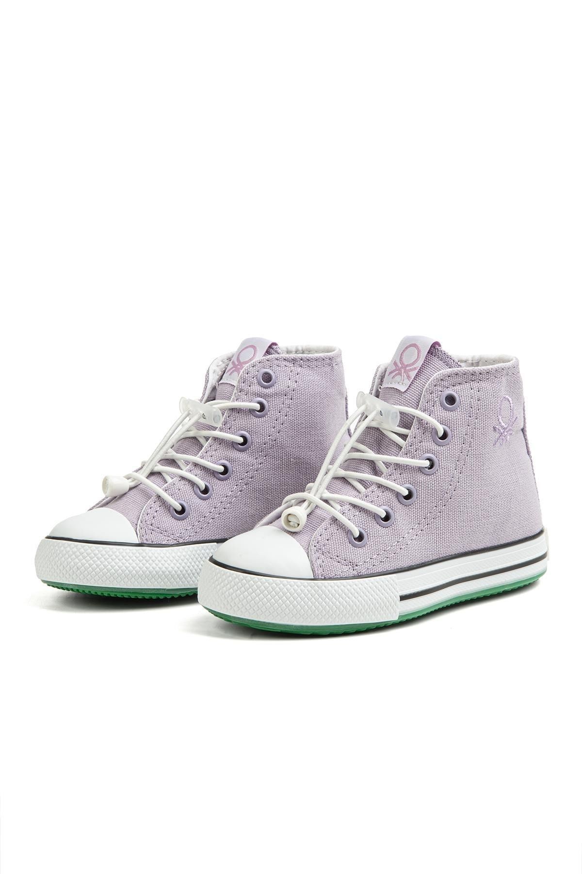 اسنیکر بنفش دخترانه و پسرانه بچگانه ® | BN 30770 3394 Lilac کفش ورزشی بچه گانه Benetton