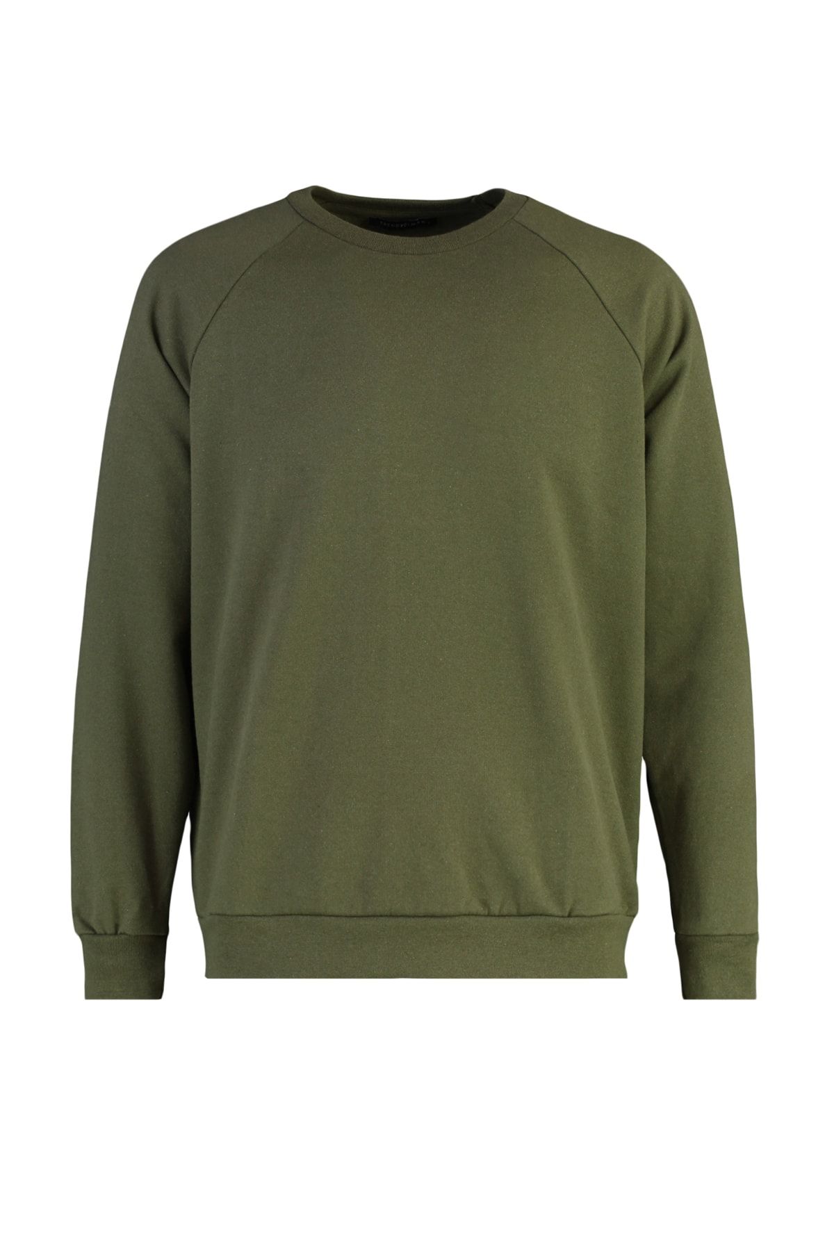 Trendyol Collection-Khakifarbenes, übergroßes Fleece-Sweatshirt – warm, weite Passform TMNAW23SW00190 7