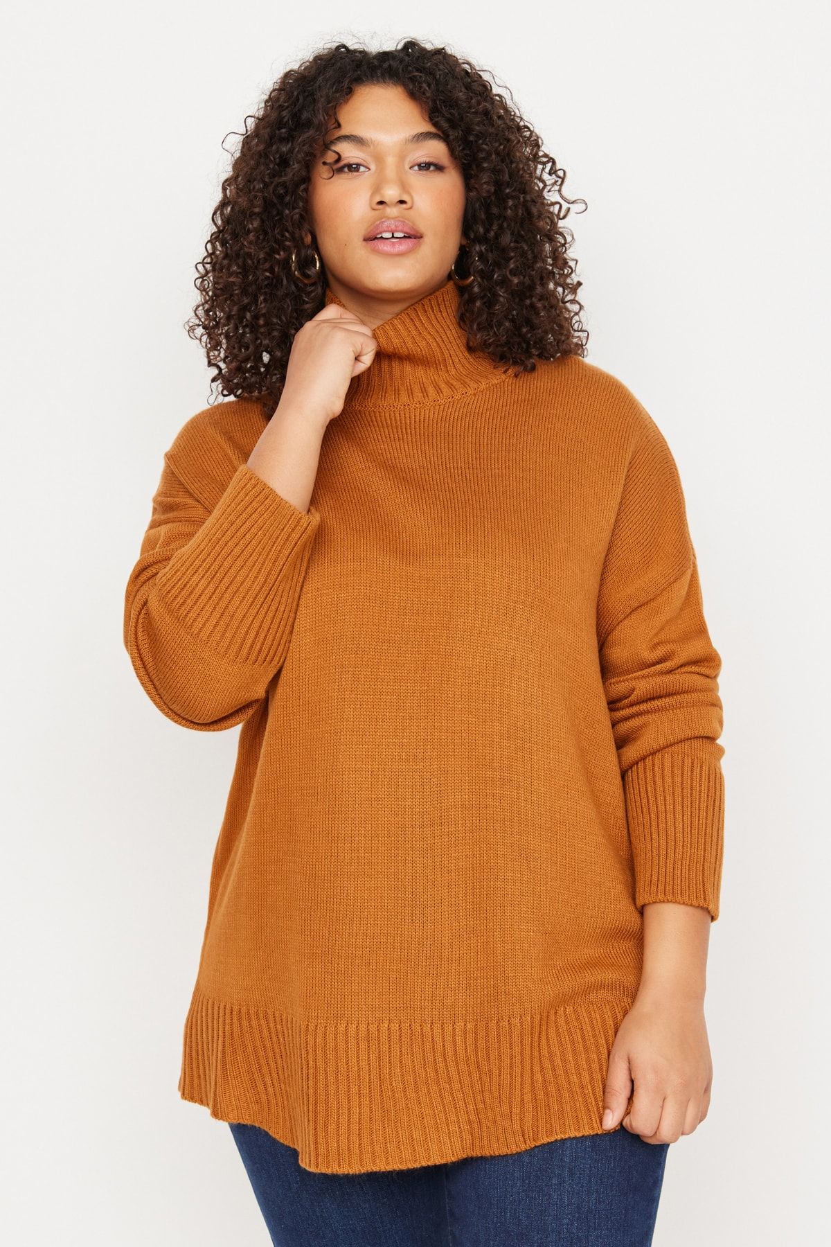 Rust orange hotsell turtleneck