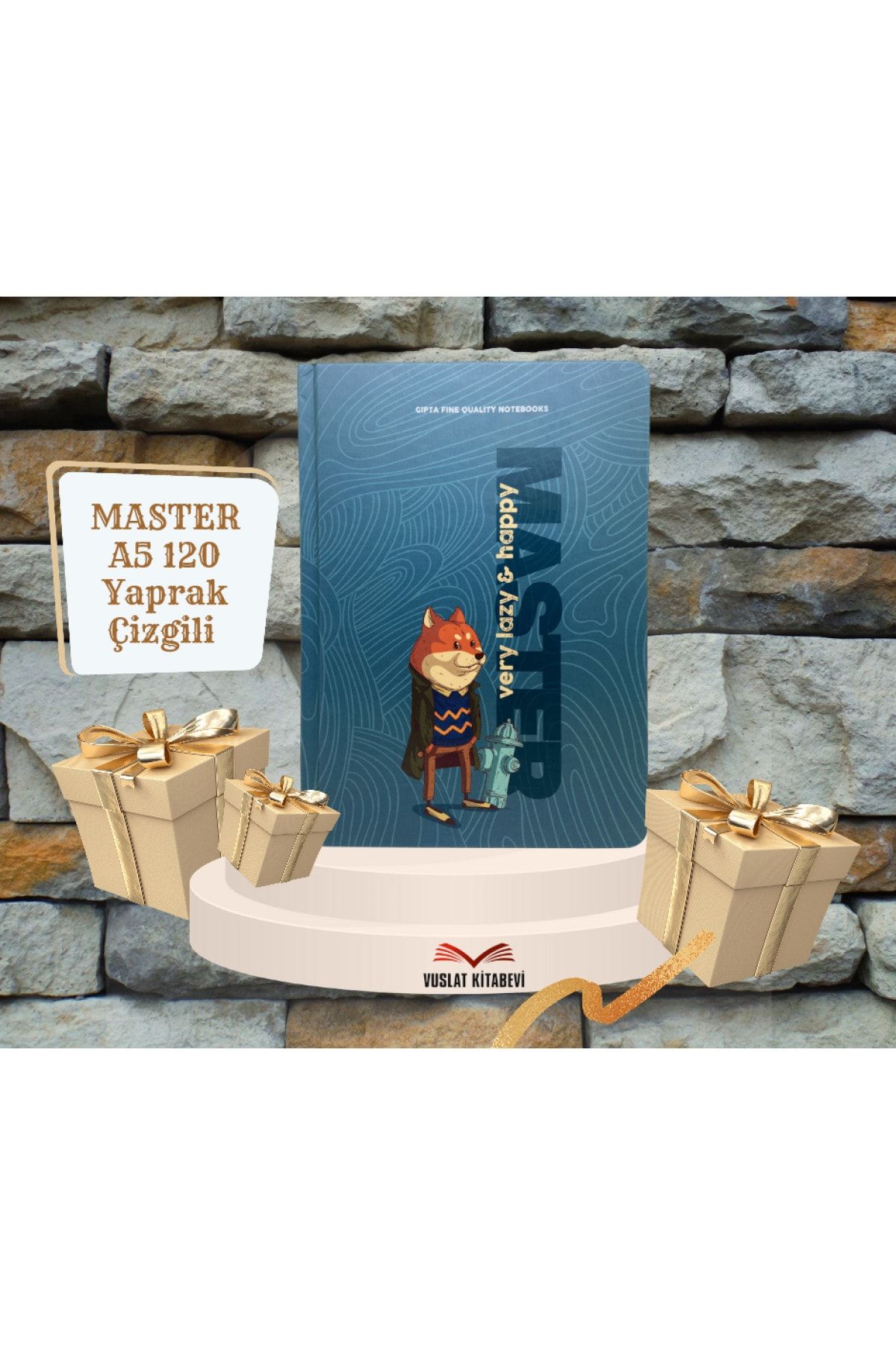 Gıpta-Lazy Master Stitched A5 120 Sheets Hard Cover Notebook 2