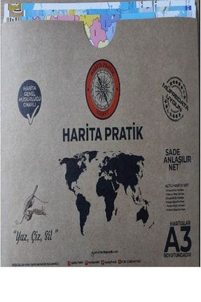 (10 Lu Set ) Harita Pratik Türkiye Fiziki,siyasi,dilsiz. Dünya Fiziki,siyasi,dilsiz Harita etlh10