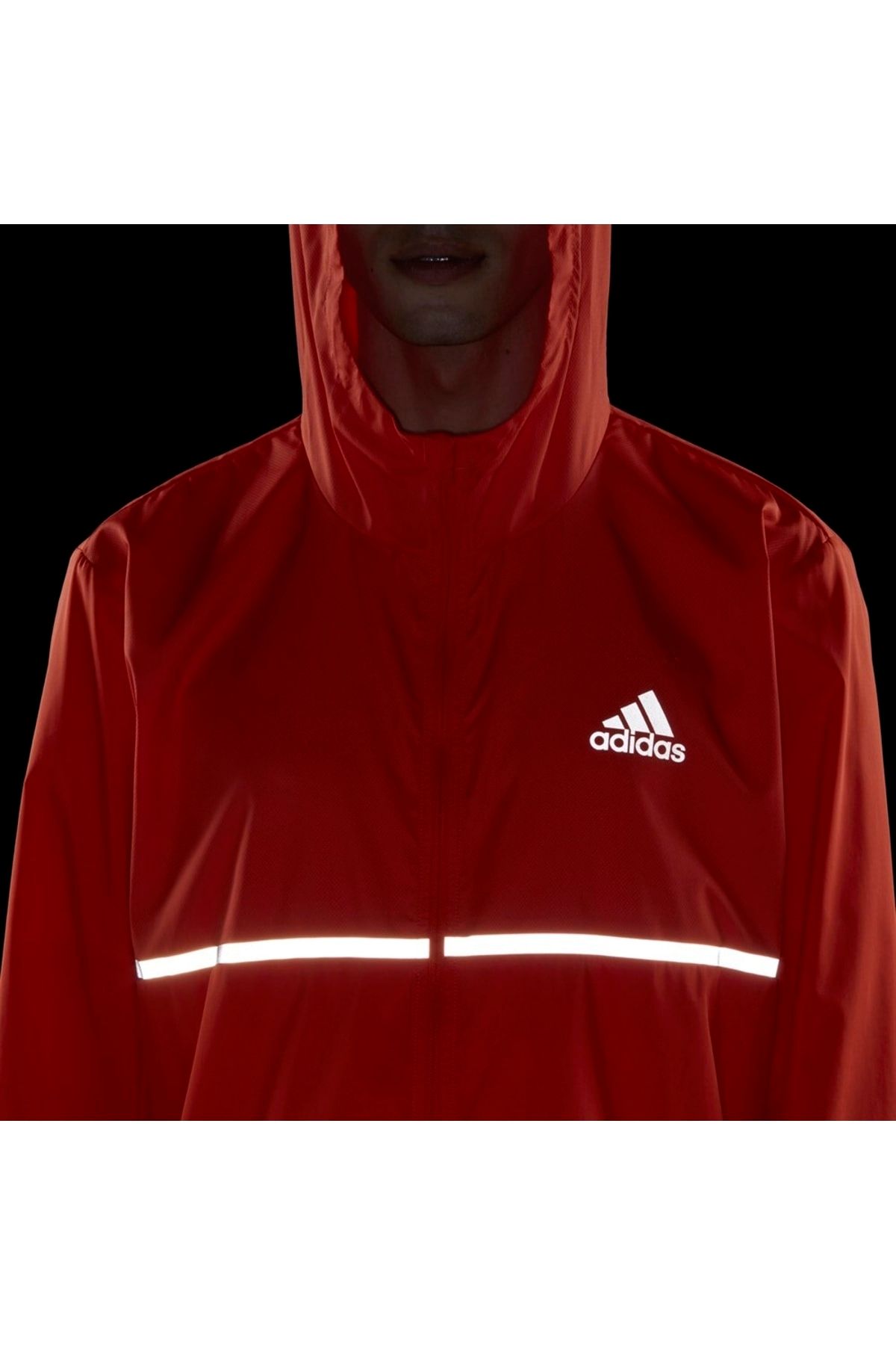 adidas Raincoat Orange Trendyol