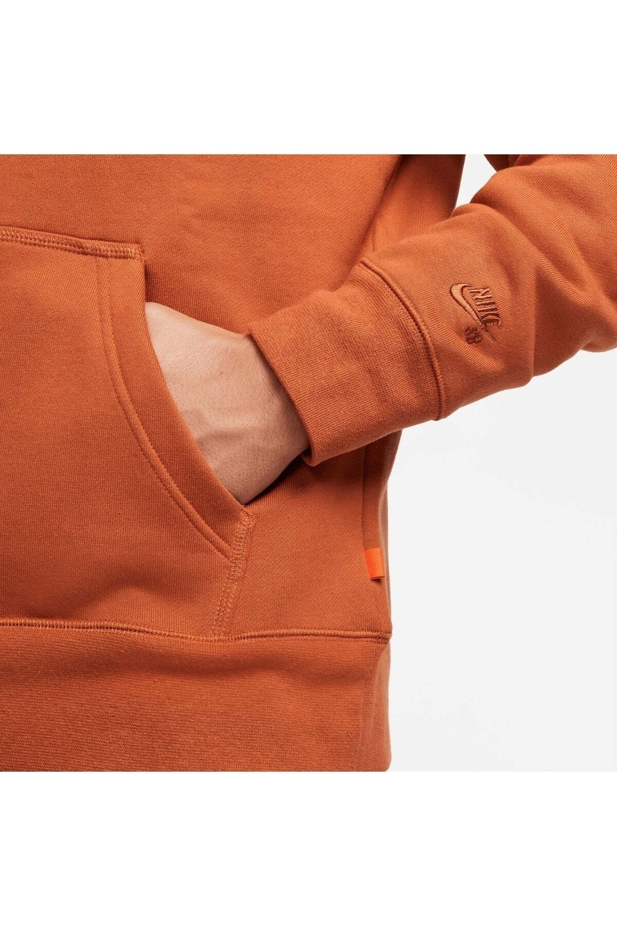 سویشرت مردانه نارنجی نایکی | CV5282-246 اورجینال - تصویر 3