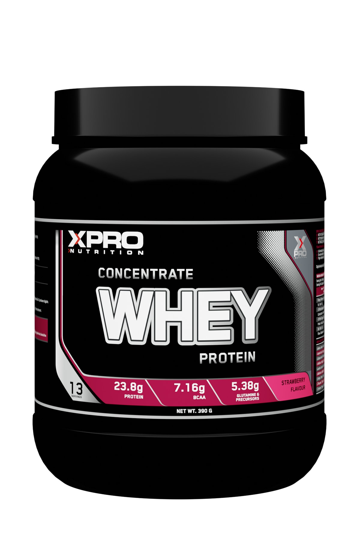 Xpro Nutrition Concentrate Whey Protein Tozu 396 Gr - Çilek Aromalı