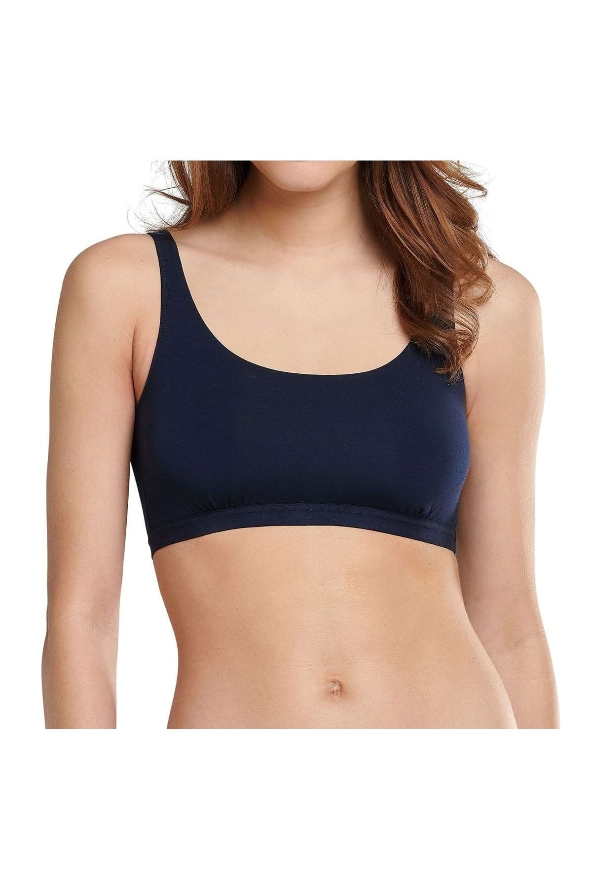 Schiesser Bustier Blau Unifarben Fast ausverkauft