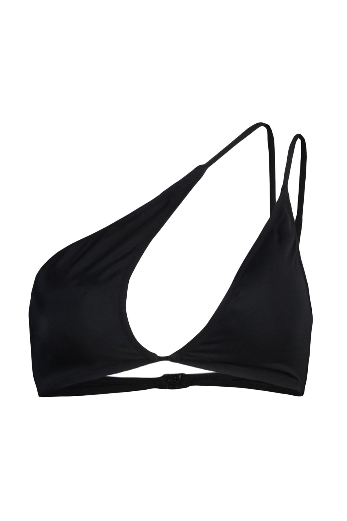Trendyol Collection-Schwarzes One-Shoulder-Bikinioberteil mit Cut-out/Fenster TBESS23BU00032 7