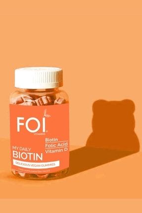 Foi Biotin Vegan Vitamin 60 Kapsül 2 Aylık Kullanım FOI.VV.60