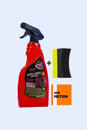 NEW MOTİON Lastik Parlatıcı Ve Tampon Cilası Araba Oto Süper Kaliteli Sprey 5...