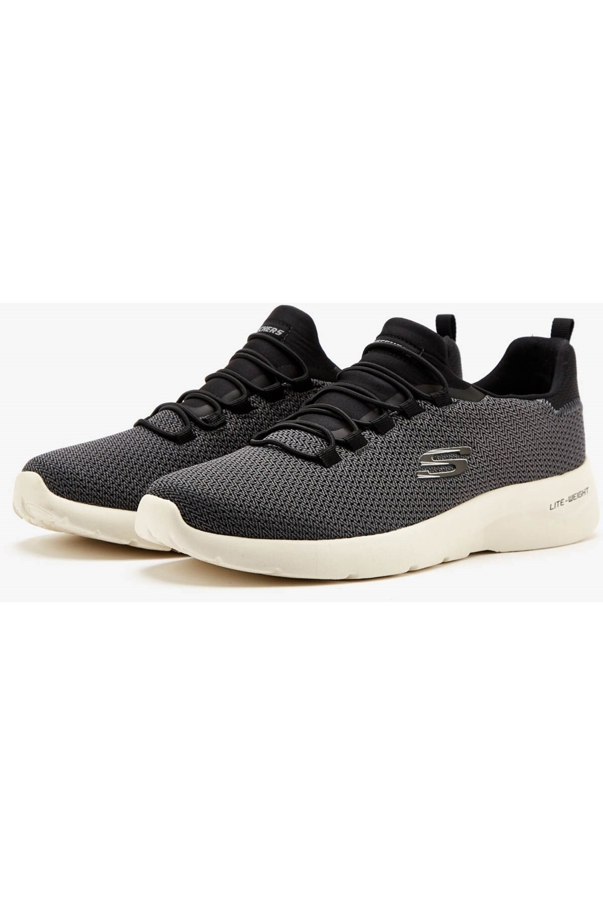 کفش SKECHERS اسکیچرز ورزشی مردانه خاکستری-سفید 894114tk Blk Dynamight 2.0 اورجینال - تصویر 3