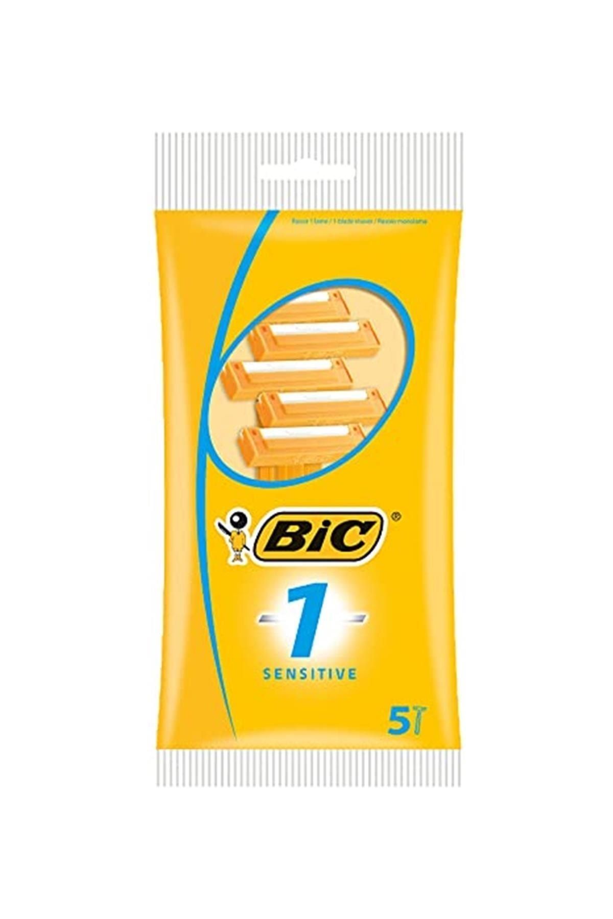 Bic 1 Sensitive Erkek Tıraş Bıçağı 5'li Poşet