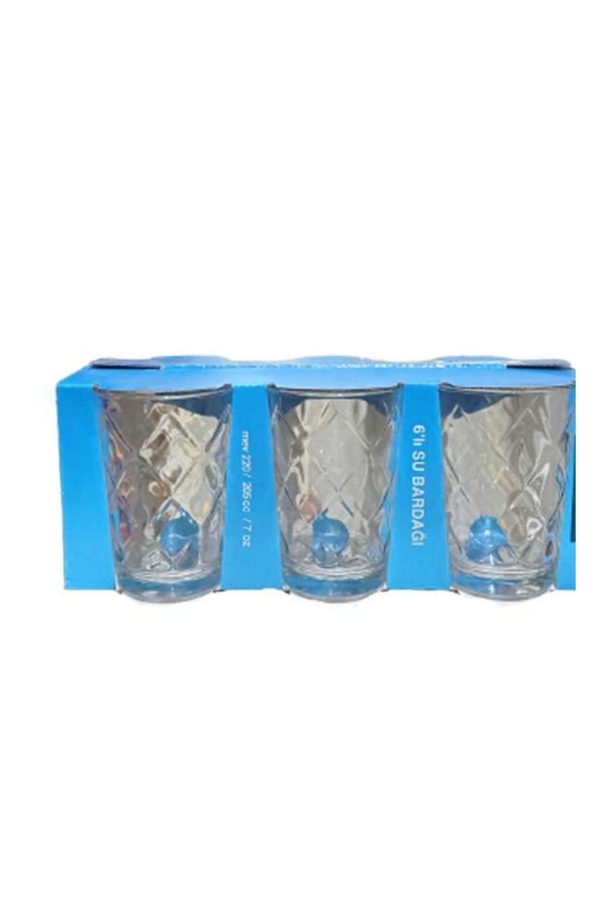Bosphorus-Glass 6-Piece Water, Soft Drink Cup and Countertop Dryer Set 5