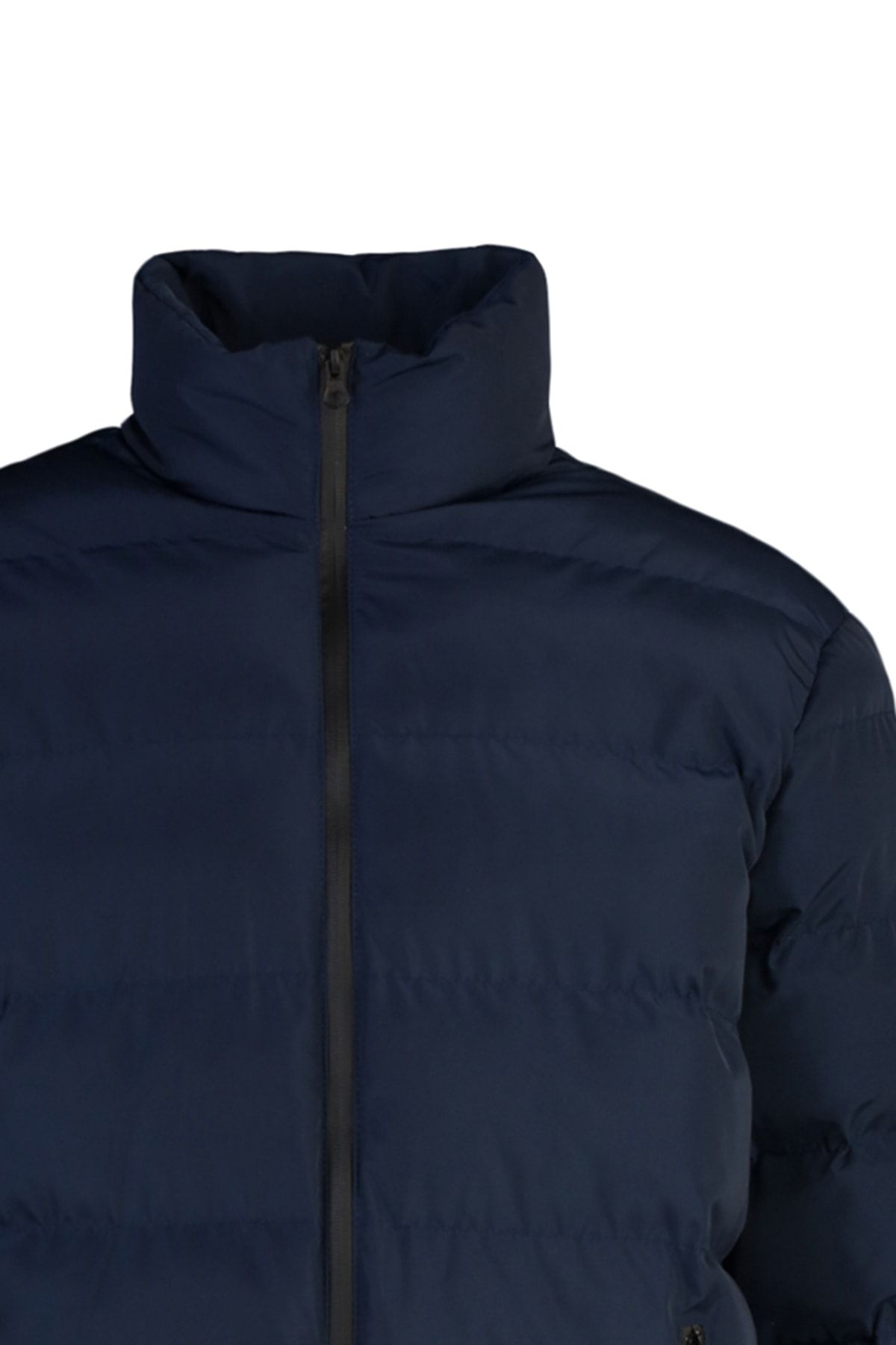 Trendyol Collection-Granatowa kurtka puchowa o regularnym kroju, wodoodporna i wiatroodporna - Tmnaw23Mo00096 7