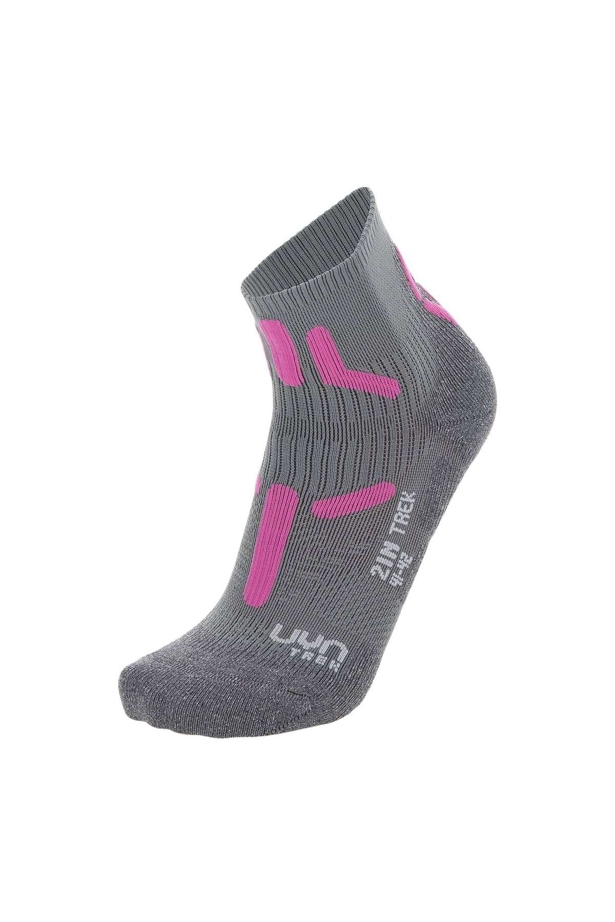UYN-Damen Trekking Quartersocken – 2-Zoll-Low-Cut-Socken, Wandersocken, Polyamid, Logo 1