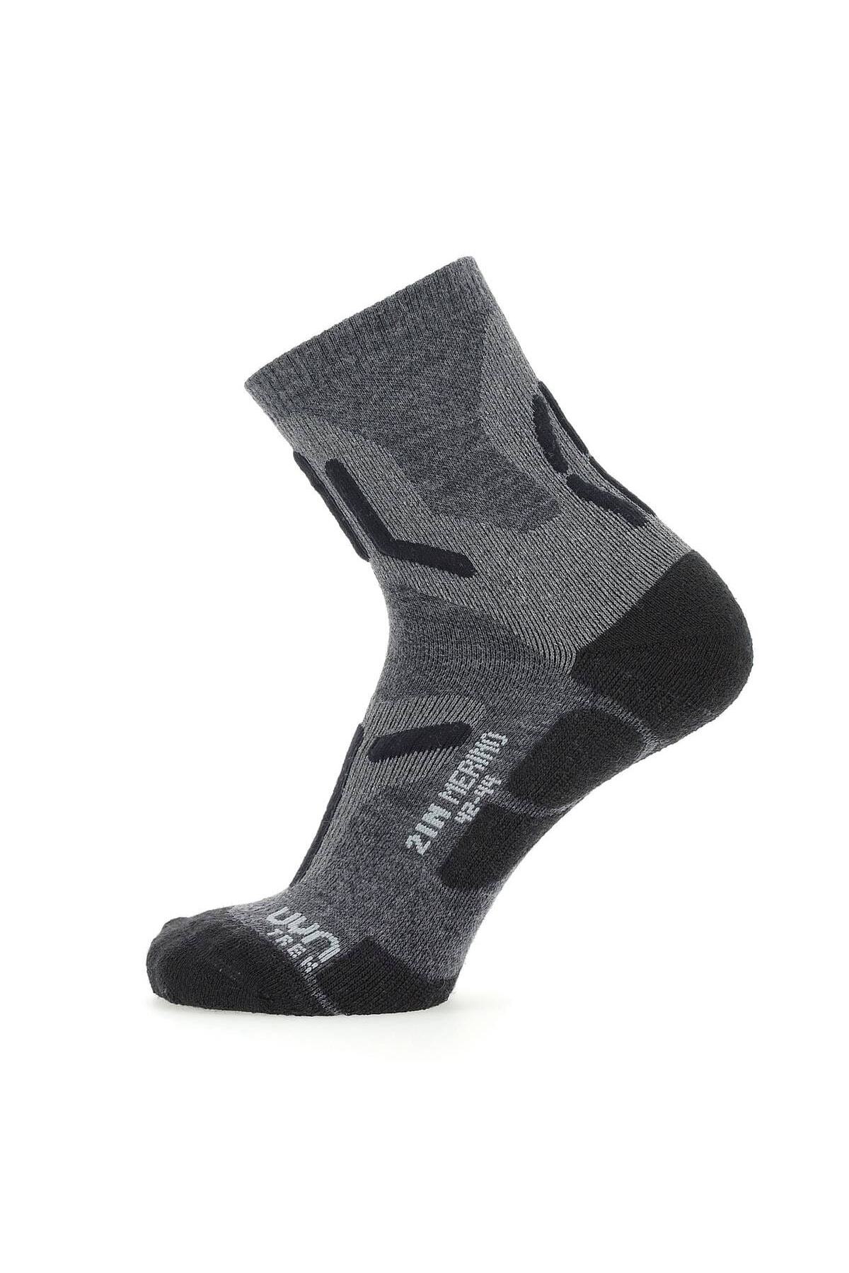 UYN-Herren Trekking Socken - 2IN Merino Socken, Wandersocken, Merino, Logo 1