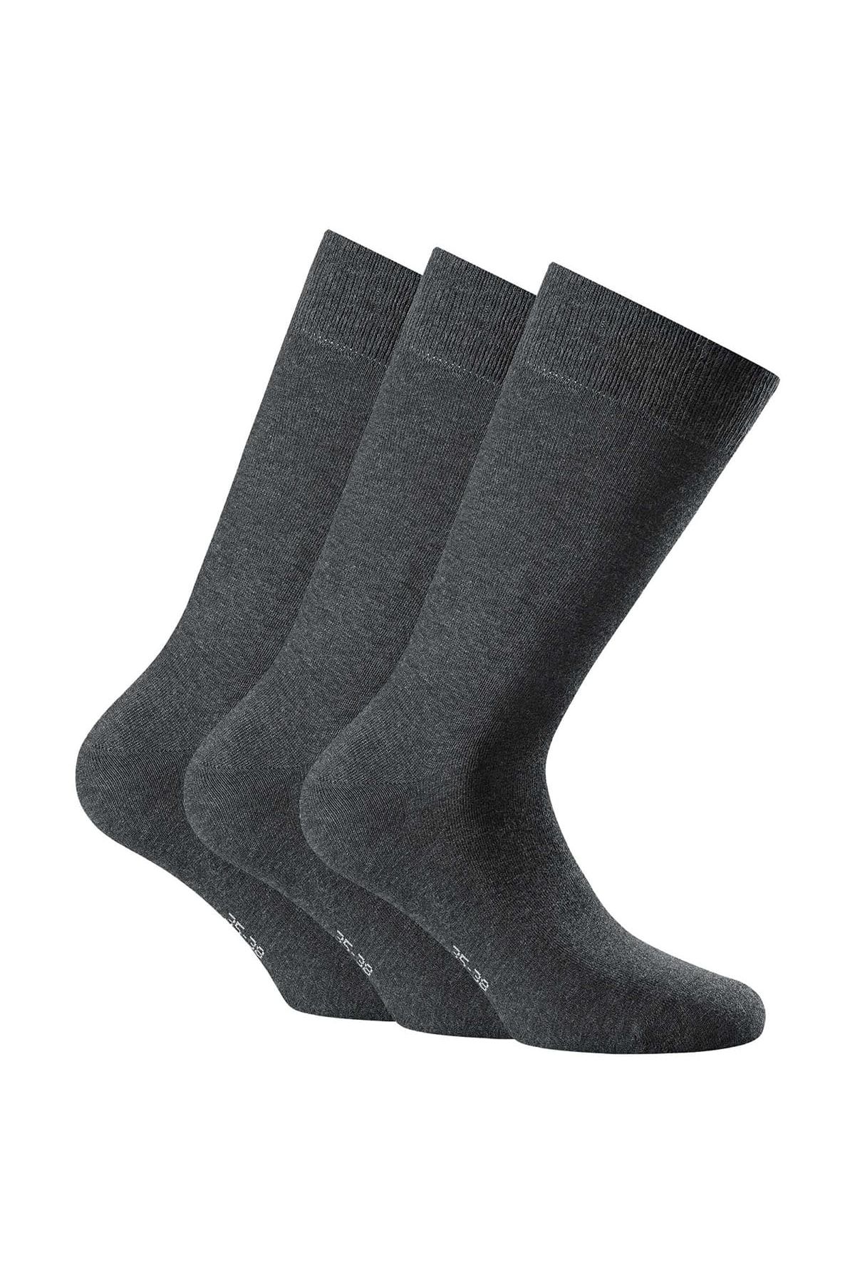 Rohner advanced socks-Rohner Unisex 3er-Pack – Baumwolle II Kurzsocken Basic Einfarbig Socken 1