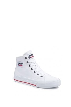 Beyaz - Kadın Kadın Jeans Midcut Vulcanized Sneaker En0en01370 22C.AYK.SNE.TMY.0049