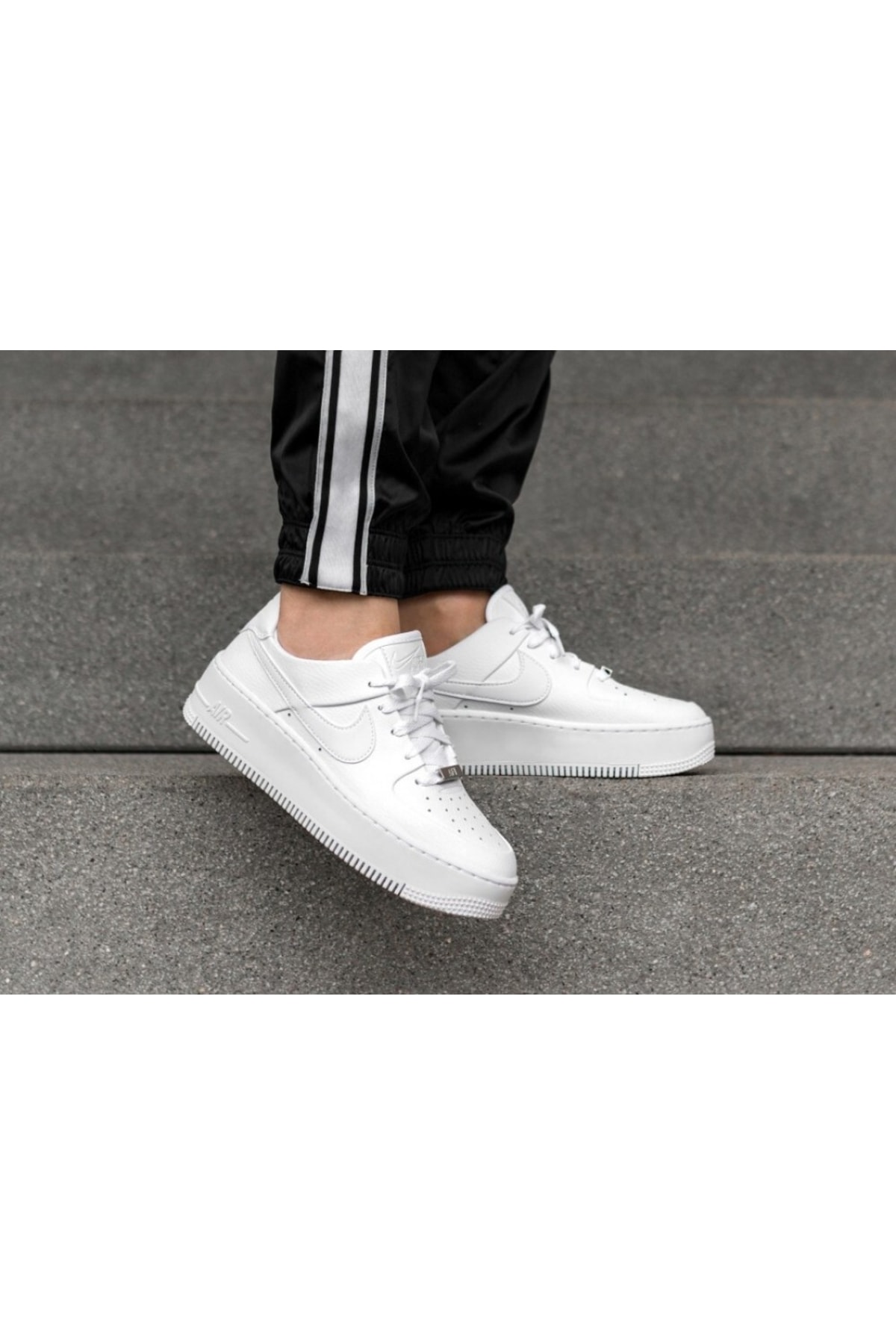 W Air Force 1 Sage Low White Women Ar5339-100 Nike نایکی اورجینال - تصویر 5