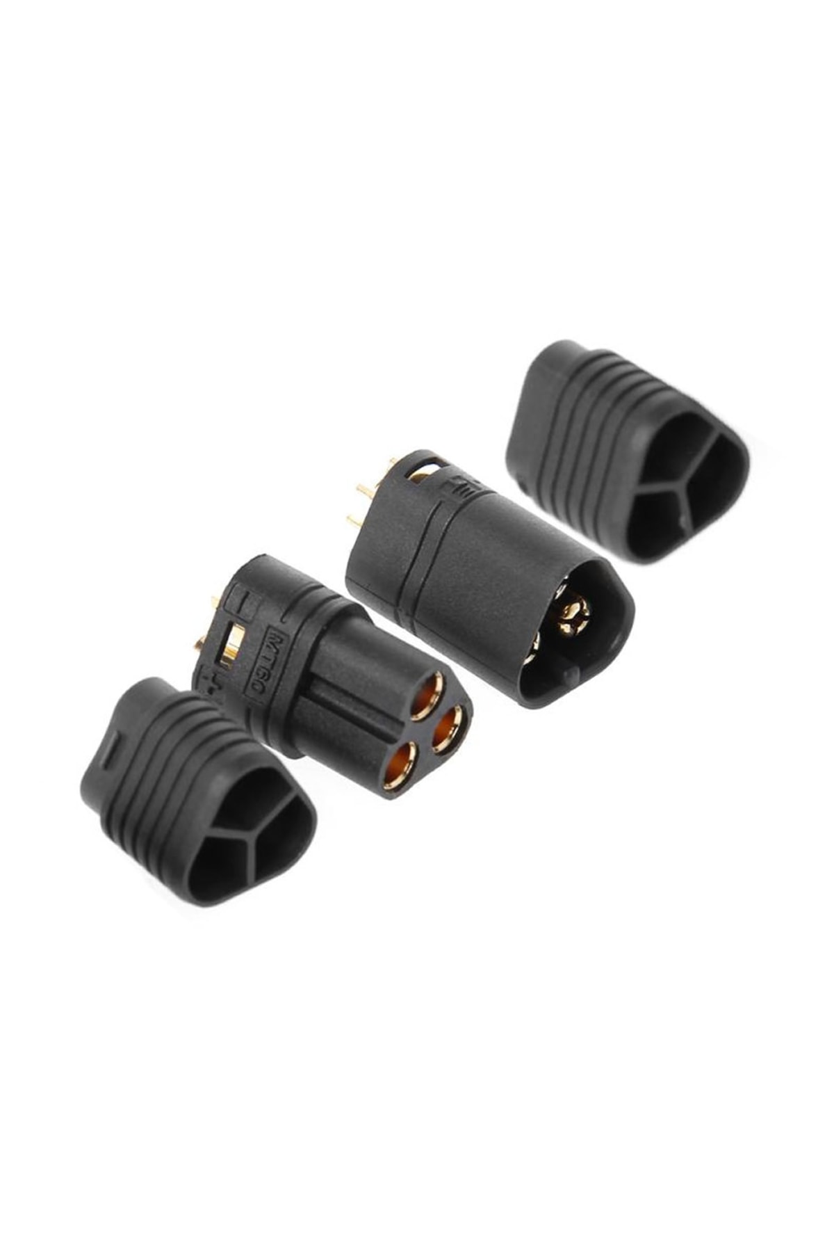 Mt60 3 Pin Dişi Erkek Konnektör Soket Çift Amass 3.5mm 12awg Rc Esc Motor Drone Lityum Lip 4