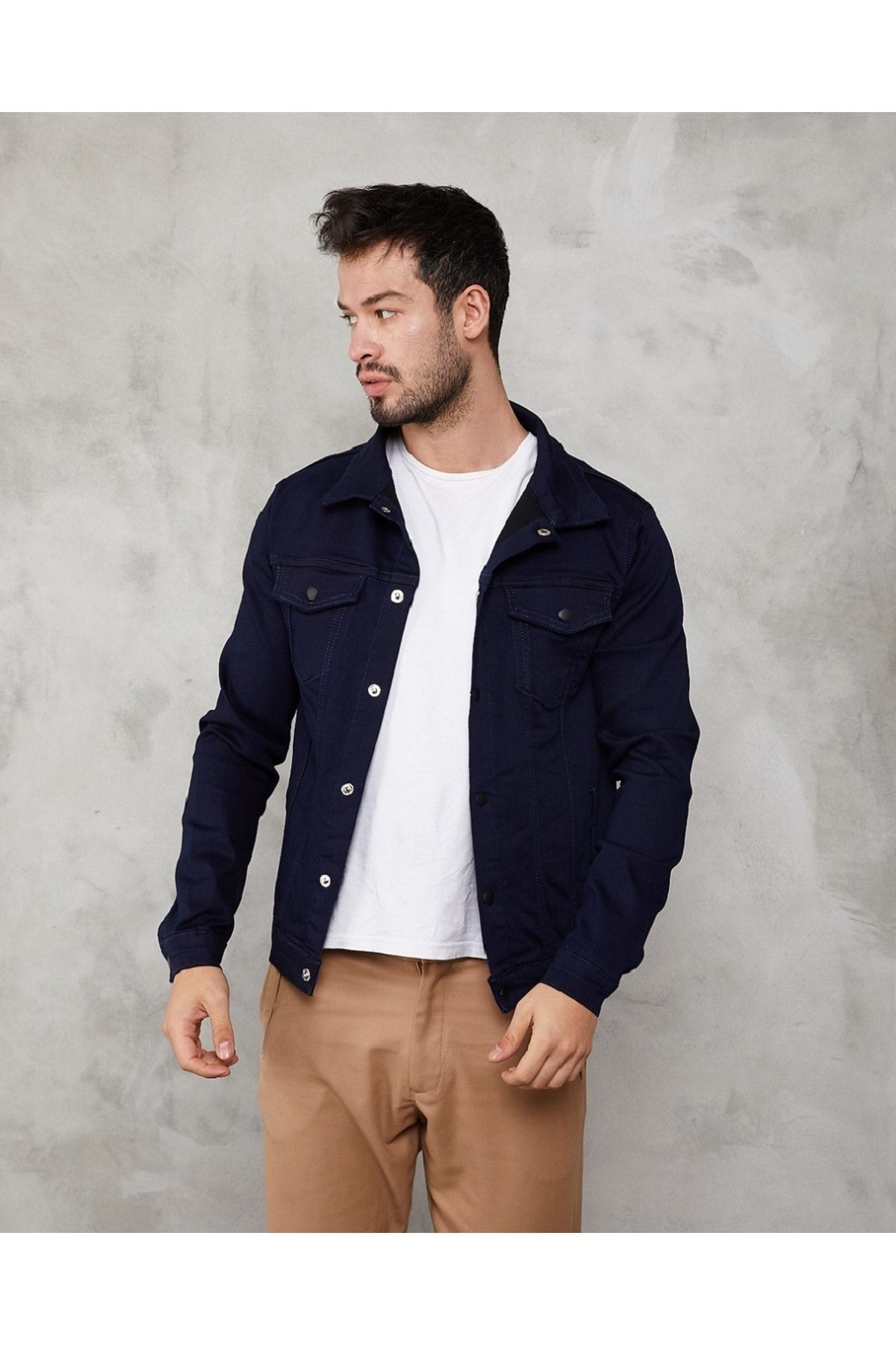 Denim dark 2025 blue jacket