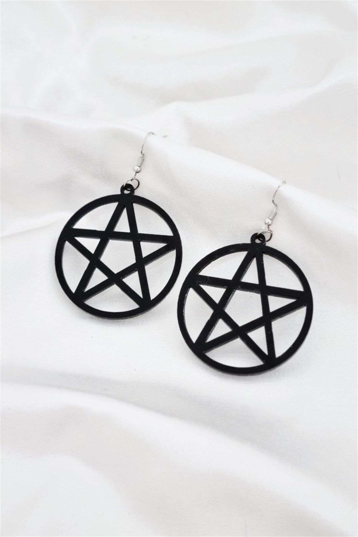 Pentagram store earrings studs