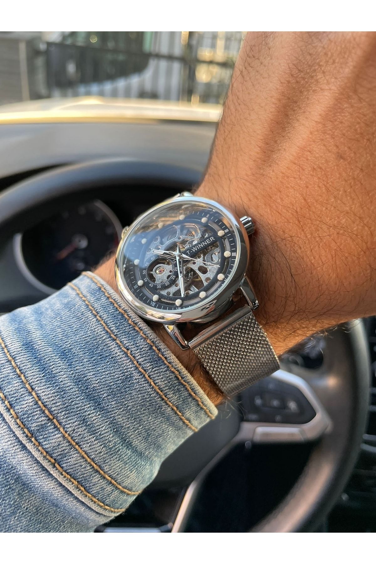 WINNER Watch Silver colored Silver Trendyol