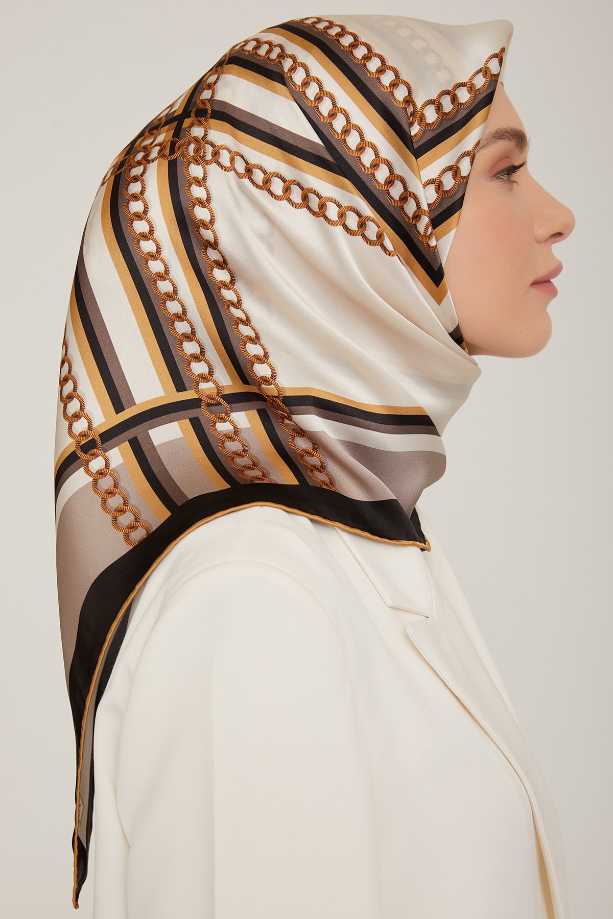 روسری زنانه آرمینه | E22KA8845D01 Armine - Image 3