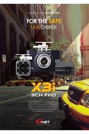 X3i 3 Kameralı Wi-fi Araç Kamerası Taxi Uyumlu