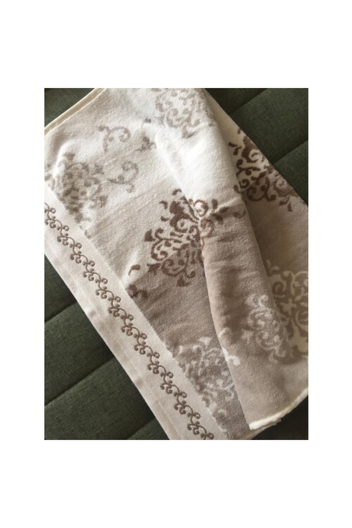 حوله  سفید ازدیلکÖzdilek | ÖET0185 اورجینال - تصویر 4