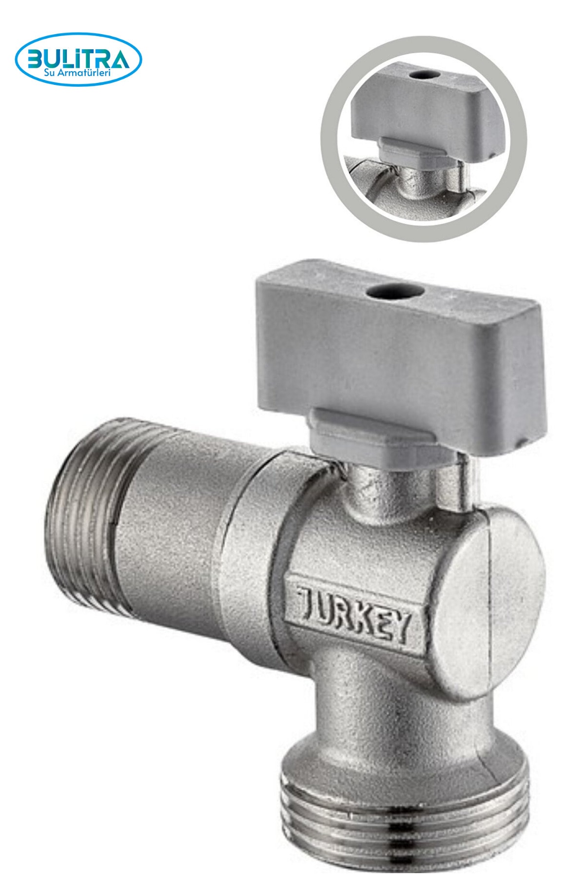 BULİTRA Su Armatürleri Mini Çamaşır Musluğu Çamaşır Makinesi & Bulaşık Makinası Musluğu (1 ADET)