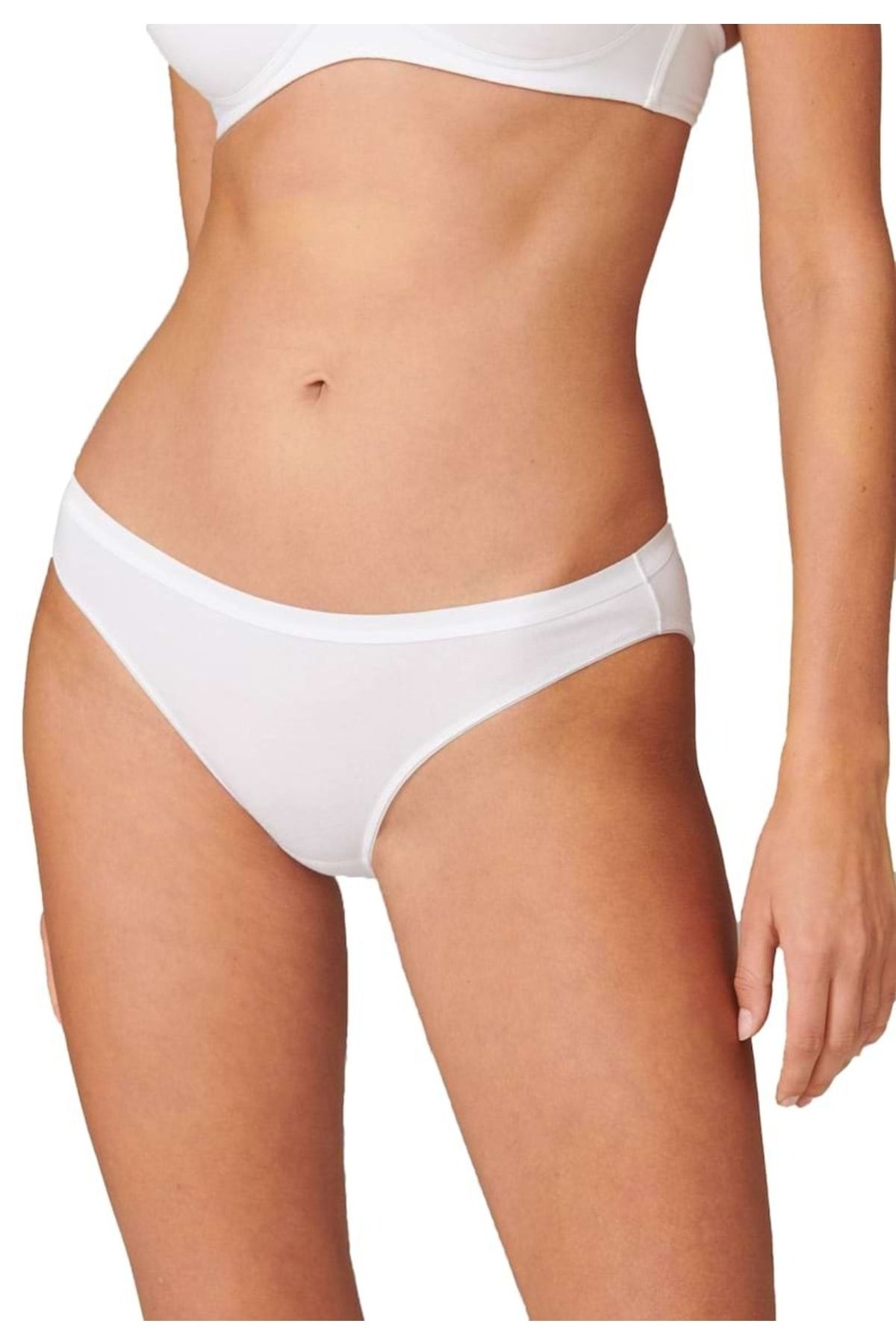 Schiesser-Damen Slip 2er Pack - Minislip, Unterhose, Cotton Stretch 95/5, uni 3