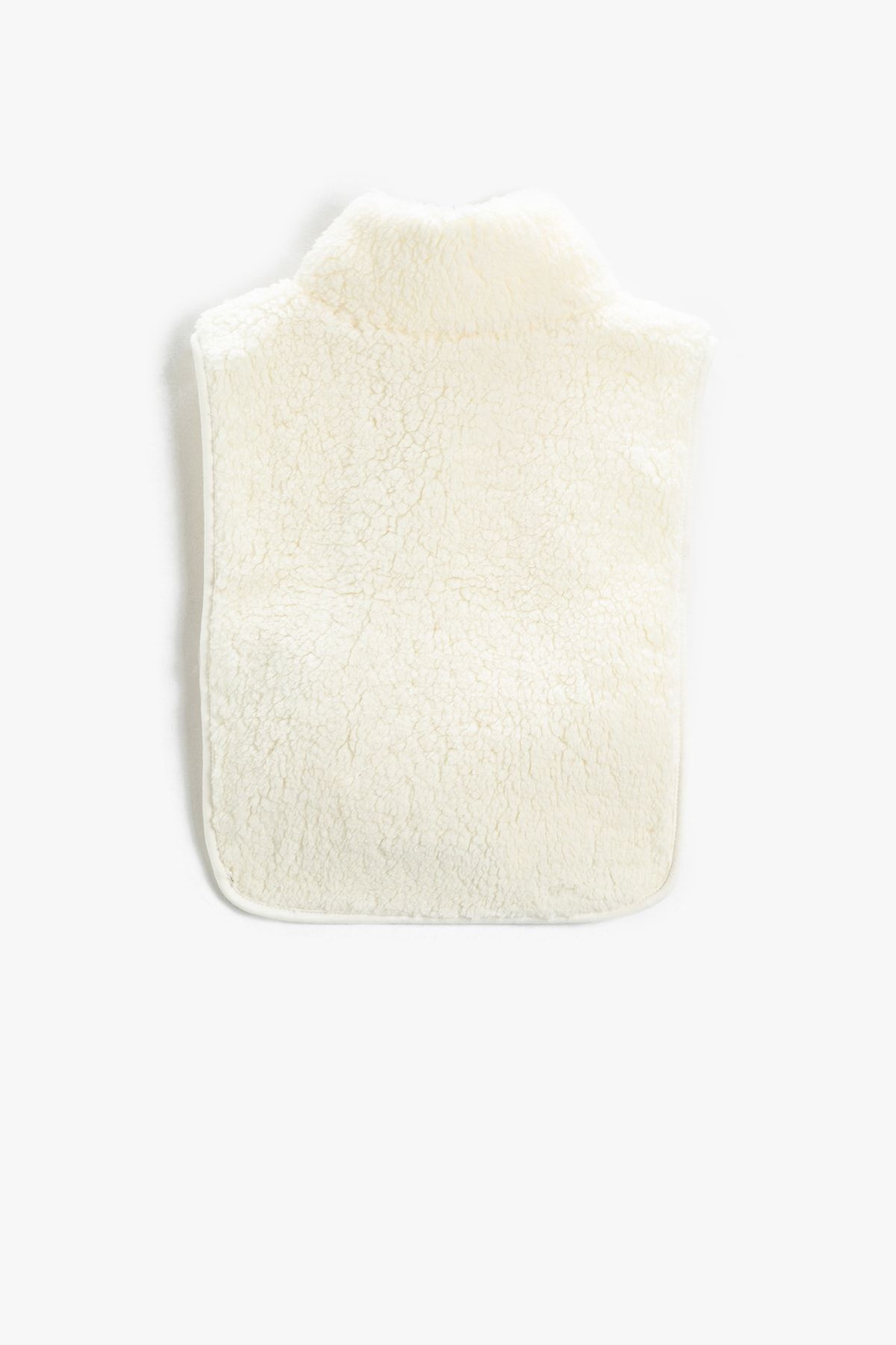 Peluş Panço Dik Yaka Yarım Fermuarlı