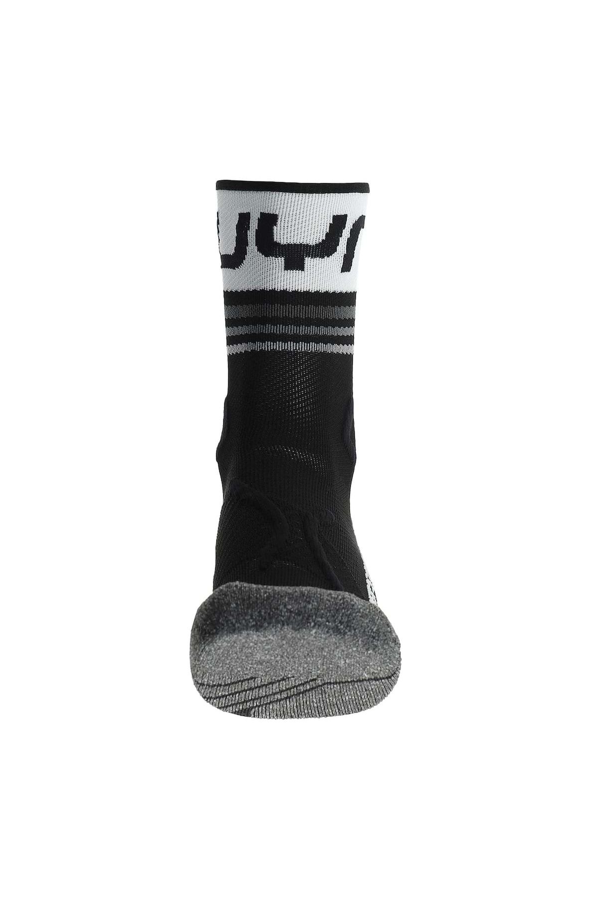 UYN-Damen-Laufsocken – einzelne kurze Socken, Sneaker-Socken, Polyamid, Logo 2
