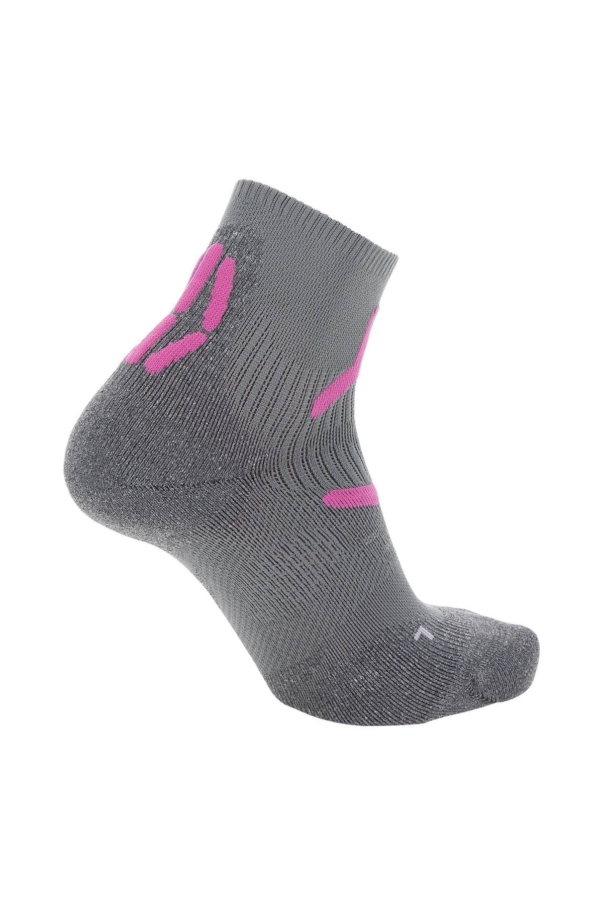 UYN-Damen Trekking Quartersocken – 2-Zoll-Low-Cut-Socken, Wandersocken, Polyamid, Logo 2