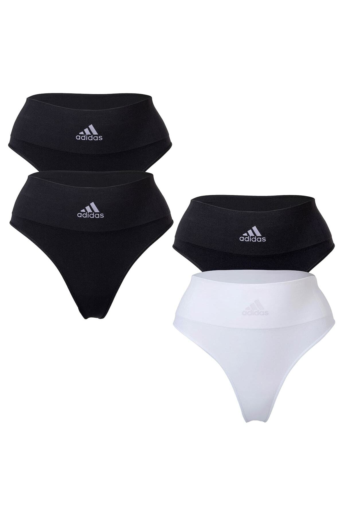adidas-Damen String, 2er-Pack – Tang, Slip, Smart Micro 720 Seamless, Logo, Uni 6